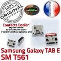 Samsung Galaxy TAB E SM-T561 USB Dorés charge Connecteur Prise Pins de Connector SM inch à ORIGINAL souder Micro Chargeur T561 Dock 9