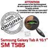 Samsung Galaxy Tab A T585 USB souder Dock ORIGINAL Micro à Dorés inch Chargeur SM Connecteur charge Prise 10.1 Pins de Connector TAB