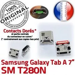 Tab-A TAB-A Prise Dorés Qualité ORIGINAL charge SM-T280N Galaxy MicroUSB Samsung Chargeur à USB de Fiche Pins Connector SLOT souder Dock