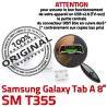 Samsung Galaxy Tab A T355 USB Dock Dorés ORIGINAL de Prise inch SM charge à 8 Chargeur Pins souder Connector Connecteur Micro TAB