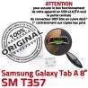 Samsung Galaxy Tab-A SM-T357 USB Chargeur ORIGINAL Pins de Connector MicroUSB souder TAB-A à Qualité Dorés Fiche Dock Prise SLOT charge