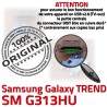 TREND DUOS SM-G313HU USB Charge de G313HU Pins ORIGINAL SM Qualité Connector Samsung souder Micro charge Galaxy à Dorés Connecteur Chargeur Prise