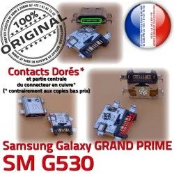 USB de Dock Fiche Pins MicroUSB SM Samsung GRAND Prise Connector PRIME Galaxy Micro souder ORIGINAL à Chargeur SM-G530 charge Dorés Qualité G530