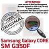 Samsung Core SM-G350F USB Charge Connector à ORIGINAL Chargeur Galaxy Pins charge de Qualité Dorés Connecteur souder G350F Plus Micro SM Prise