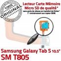 Samsung Galaxy SM-T805 TAB-S Ch Charge Nappe Micro Contacts Chargeur Réparation Qualité TAB Dorés T805 USB ORIGINAL Connecteur de S SM OFFICIELLE