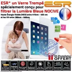 Vitre Ecran Anti-Rayures Filtre Verre Apple Incassable Trempé Chocs A1893 Lumière Bleue Protection UV Protecteur iPad ESR AIR Film