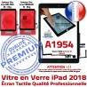iPad 6 A1954 Noir Caméra Verre Fixation Monté Ecran Tactile Tablette Adhésif HOME - Nappe Qualité Vitre Oléophobe IC Réparation
