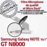 Samsung Galaxy GT-N8000 NOTE Ch OFFICIELLE Connecteur ORIGINAL USB de Nappe Chargeur Qualité Réparation N8000 Charge Micro GT Dorés Contacts