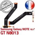 Samsung Galaxy NOTE GT-N8013 Ch ORIGINAL de Contacts Connecteur MicroUSB OFFICIELLE Chargeur Réparation Nappe Charge Dorés Qualité