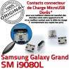 Samsung Galaxy i9080L USB Qualité Chargeur Pins charge Dock Connecteur Dorés de Micro à ORIGINAL Connector GT Prise souder Grand