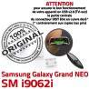 Samsung Galaxy NEO GT-i9062i USB Dock souder Prise MicroUSB Pins Fiche Grand Chargeur à charge Connector Dorés ORIGINAL Qualité SLOT