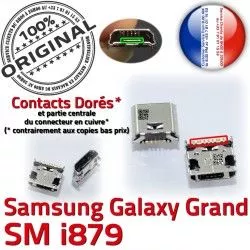 Prise Qualité Micro Connecteur de ORIGINAL Chargeur Grand Connector Pins Dorés Samsung Dock USB souder à GT i879 Galaxy charge