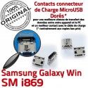 Samsung Galaxy Win i869 USB Micro ORIGINAL Connecteur souder Dorés Qualité à de charge Dock GT Pins Chargeur Connector Prise