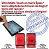 iPad 6 A1893 Noir Adhésif Fixation Vitre Ecran Tablette IC Oléophobe Caméra Réparation HOME Nappe Monté - Tactile Qualité Verre
