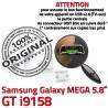 Samsung Galaxy GT-i9158 USB Chargeur charge Mega à de Connector souder MicroUSB Prise ORIGINAL Dorés Qualité Duos Fiche Pins Dock