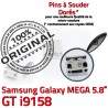 Samsung Galaxy GT-i9158 USB Duos Connector Pins souder ORIGINAL Dock Qualité Mega Dorés Fiche Prise Chargeur de charge MicroUSB à