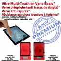 iPad 2019-2020-2021 10.2 in Noir Adhésif inch Precollé Verre PREMIUM Remplacement Qualité Tactile Nappe HOME Vitre Oléophobe Ecran