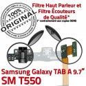 Samsung Galaxy TAB A SM-T550 HP Charge Chargeur HOME Connecteur Flex SM de Réparation Parleur OFFICIELLE T550 ORIGINAL Nappe Haut Bouton