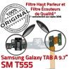 Samsung TAB A SM-T555 Galaxy C Nappe Qualité de Réparation Charge USB OFFICIELLE SM Chargeur Micro Connecteur T555 ORIGINAL Doré Contacts