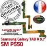 SM-P550 TAB A Jack Ecouteurs SM Nappe Samsung Galaxy Charge Chargeur ORIGINAL Casque Réparation HOME P550 MicroUSB Connecteur Bouton