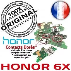 ORIGINAL PORT OFFICIELLE Microphone Antenne Connecteur Téléphone USB Charge 6X Qualité Chargeur RESEAU Honor Nappe Huawei Prise