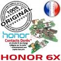 Honor 6X Antenne SMA Téléphone Microphone OFFICIELLE Nappe Charge PORT Chargeur Connecteur USB ORIGINAL Huawei Prise Qualité GSM