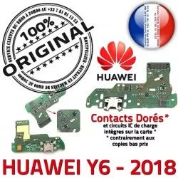 Huawei ORIGINAL Chargeur Y6 Casque 2018 Téléphone USB Audio Antenne SMA Qualité de Charge Nappe PORT Micro JACK AUDIO Microphone Câble