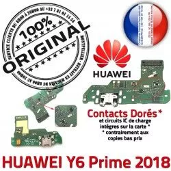 Micro de Nappe JACK RESEAU USB Connecteur Huawei Prime Prise 2018 Charge Câble Y6 Antenne ORIGINAL PORT Microphone Chargeur