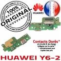 Huawei Y6-2 Branchement C Charge Micro Qualité PORT ORIGINAL Prise Câble Antenne USB Chargeur OFFICIELLE Microphone Nappe