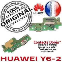 Contacts ORIGINAL DOCK JACK Contact USB Huawei Câble Y6-2 Microphone PORT Haut-Parleur Antenne Qualité Chargeur Charge Téléphone Nappe