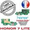 Honor 7 LITE Microphone Charge Qualité ORIGINAL Prise RESEAU OFFICIELLE Connecteur Nappe Huawei USB Chargeur Antenne Téléphone