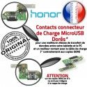 Honor 8 Prise Alimentation Chargeur Charge USB Antenne Microphone Micro Câble OFFICIELLE Type-C PORT Nappe Qualité ORIGINAL DOCK