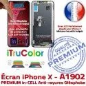 LCD iPhone A1902 inCELL True Super pouces Cristaux X SmartPhone Affichage Liquides Vitre Retina PREMIUM Apple 5,8 Écran Tone