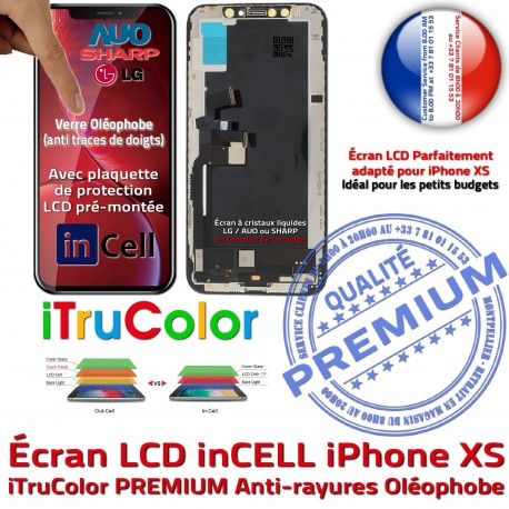 Écran Apple inCELL iPhone XS Super iTruColor PREMIUM 5.8 SmartPhone Tactile Qualité Réparation Touch inch 3D LCD Retina HD Verre HDR