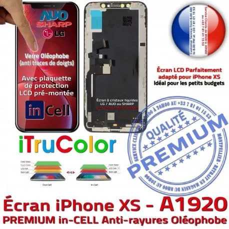 Vitre Apple in-CELL iPhone A1920 Cristaux Super pouces HD LCD inCELL Écran Retina 3D PREMIUM Affichage Tone 5,8 SmartPhone True Liquides