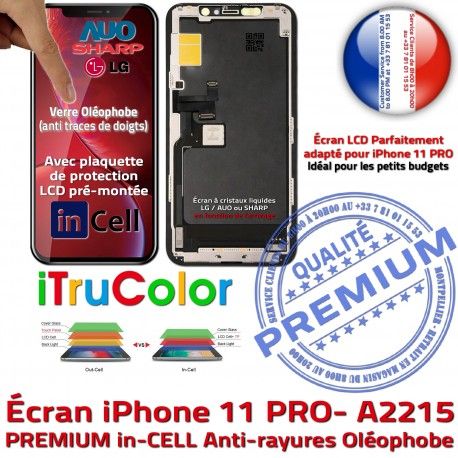 Ecran Verre iPhone A2215 Multi-Touch Liquides Apple inCELL SmartPhone PREMIUM 3D Touch Remplacement LCD iTruColor Écran Cristaux