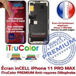 SmartPhone Multi-Touch Tactile Oléophobe LCD iTruColor Tone inCELL Affichage iPhone MAX Écran Vitre PRO 11 Verre True PREMIUM