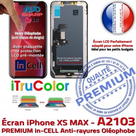 Écran Tactile iPhone Apple A2103 Vitre Tone in MAX Retina XS PREMIUM Affichage SmartPhone 6,5 Super Cristaux True inCELL Liquide