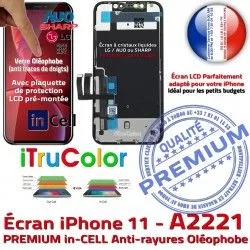 Tone Liquides Apple pouces in-CELL HD Retina 6,1 True SmartPhone Affichage Super 3D LCD PREMIUM Cristaux A2221 iPhone Vitre inCELL Écran