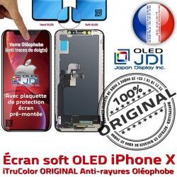 Apple iTrueColor Retina X soft Touch ORIGINAL iPhone Écran SmartPhone OLED Complet 5,8 HD Réparation 3D Super inch Qualité
