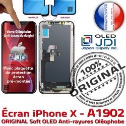 sur 3D Remplacement SmartPhone KIT Écran Assemblé Touch Châssis OLED soft X iPhone Verre ORIGINAL Multi-Touch Apple HDR A1902