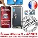 Tactile iPhone A1901 sur Chassis Retina Complet Affichage Vitre 5,8 Châssis OLED True soft X ORIGINAL pouces Tone Super SmartPhone Apple