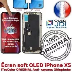 KIT Apple sur soft Assemblé Tactile Vitre Touch Remplacement Châssis iPhone Verre 3D ORIGINAL OLED Multi-Touch Complet XS Écran