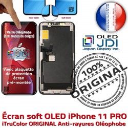 Vitre soft Châ sur OLED Multi-Touch Apple ORIGINAL Qualité iPhone Touch Verre Tactile 11 Écran Oléophobe PRO Remplacement 3D HDR