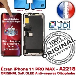 Écran OLED Vitre Complet 11 Tactile Apple sur soft MAX iPhone Châssis Touch A2218 Remplacement ORIGINAL Verre Multi-Touch PRO