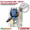 Contacteur SINOTimer 30A DIN Hebdomadaire Automatique Programmateur 7200W Rail Creuses Chauffe-Eau Electronique Heures 7kW Jour-Nuit