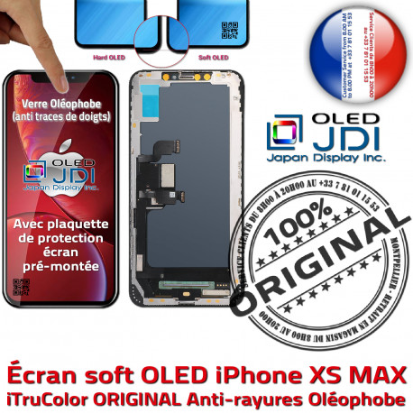 iPhone XS MAX soft OLED Écran ORIGINAL 3D Vitre in SmartPhone Retina Touch Remplacement Oléophobe Super 6,5 HDR