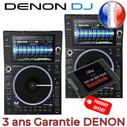 2 Gamme x Disque Multimédia DJ SC6000M Lecteurs SSD 560 Mo/s OFFERT Haut Prime PRIME Platines PACK Denon - de Mixage