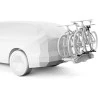 Thule VeloSpace XT 3 + 938110 pour 939000 vélos - Adaptateur Extension 938100 avec porte-vélos vélo 4ème noir/aluminium