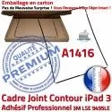 Joint Plastique iPad 3 A1416 N Adhésif Châssis Vitre Tablette Cadre Apple Réparation Ecran Precollé Noir Contour Autocollant Tactile